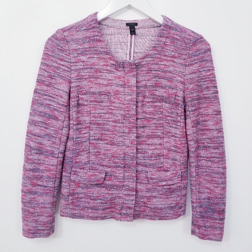 J. Crew boucle sweater blazer